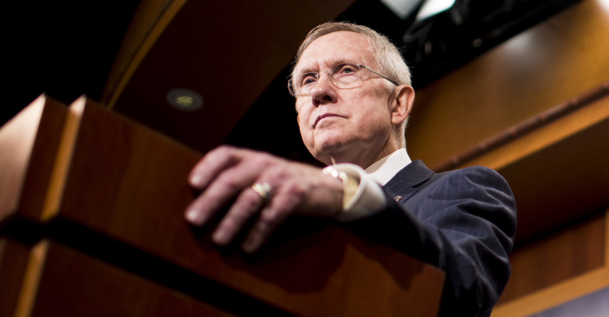 Cruz promised Reid he will block “lawless” amnesty efforts. (Photo: Bill Clark/Newscom)
