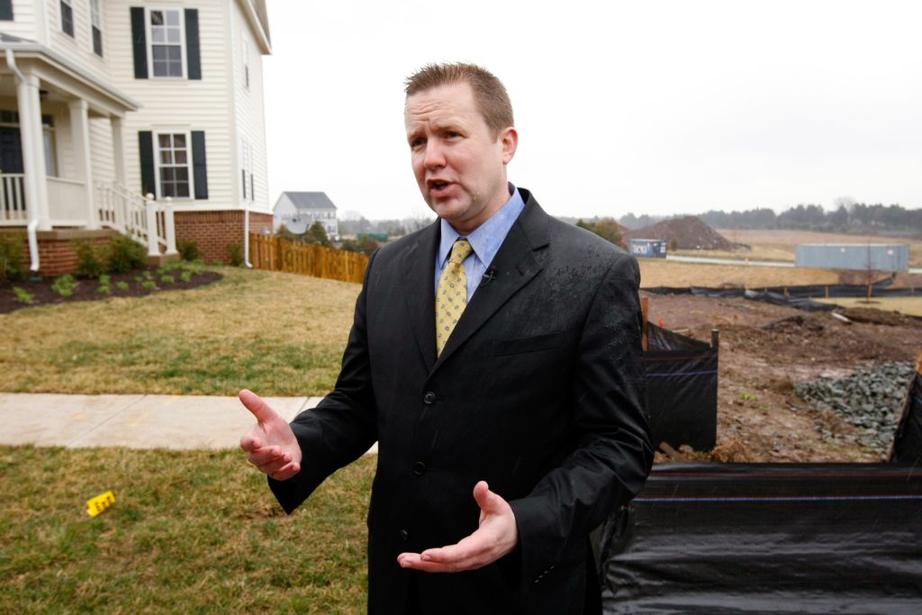 Corey Stewart, chairman of the Prince William County Board of Supervisors, promoted an ordinance requiring the police department to help enforce federal immigration law. (Photo: Kevin Lamarque/Reuters/Newscom) 
