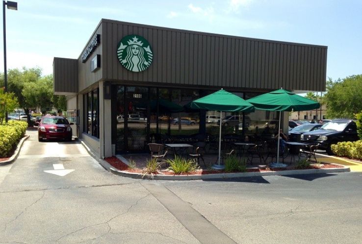 The Starbucks in St. Petersburg, Fla. (Photo: Tampa Bay Times via YouTube)