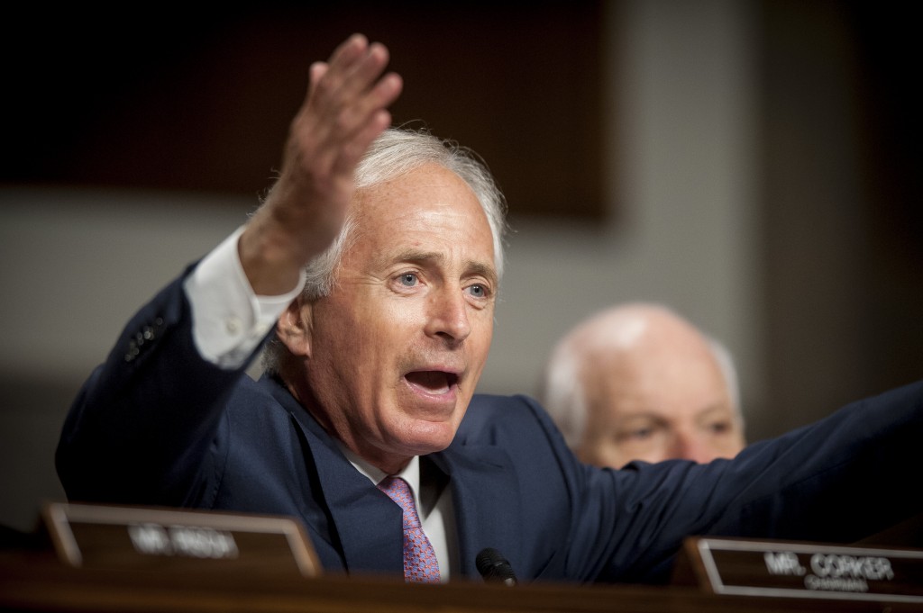 Senate Foreign Relations Committee Chairman Bob Corker said Secretary of State John Kerry was "fleeced" by Iran in the nuclear deal. (Photo: Pete Marovich/UPI/Newscom)