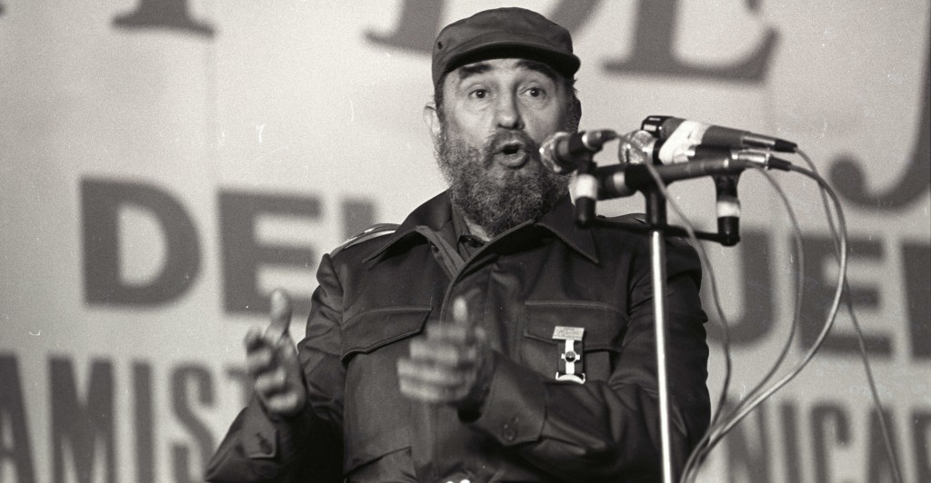 Fidel Castro in 1985. (Photo: Scott Mc Kiernan/Newscom)