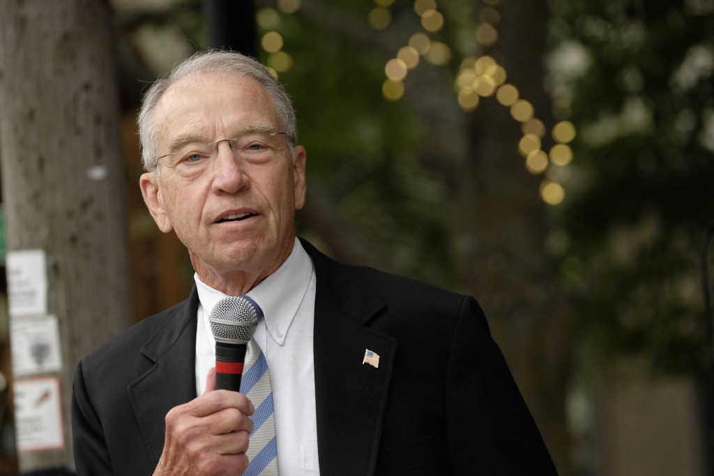 Chuck Grassley, the Republican chairman of the Senate Judiciary Committee, is cautious about reducing prison sentences for drug offenders. (Photo: Jerry Mennenga/ZUMA Press/Newscom) 