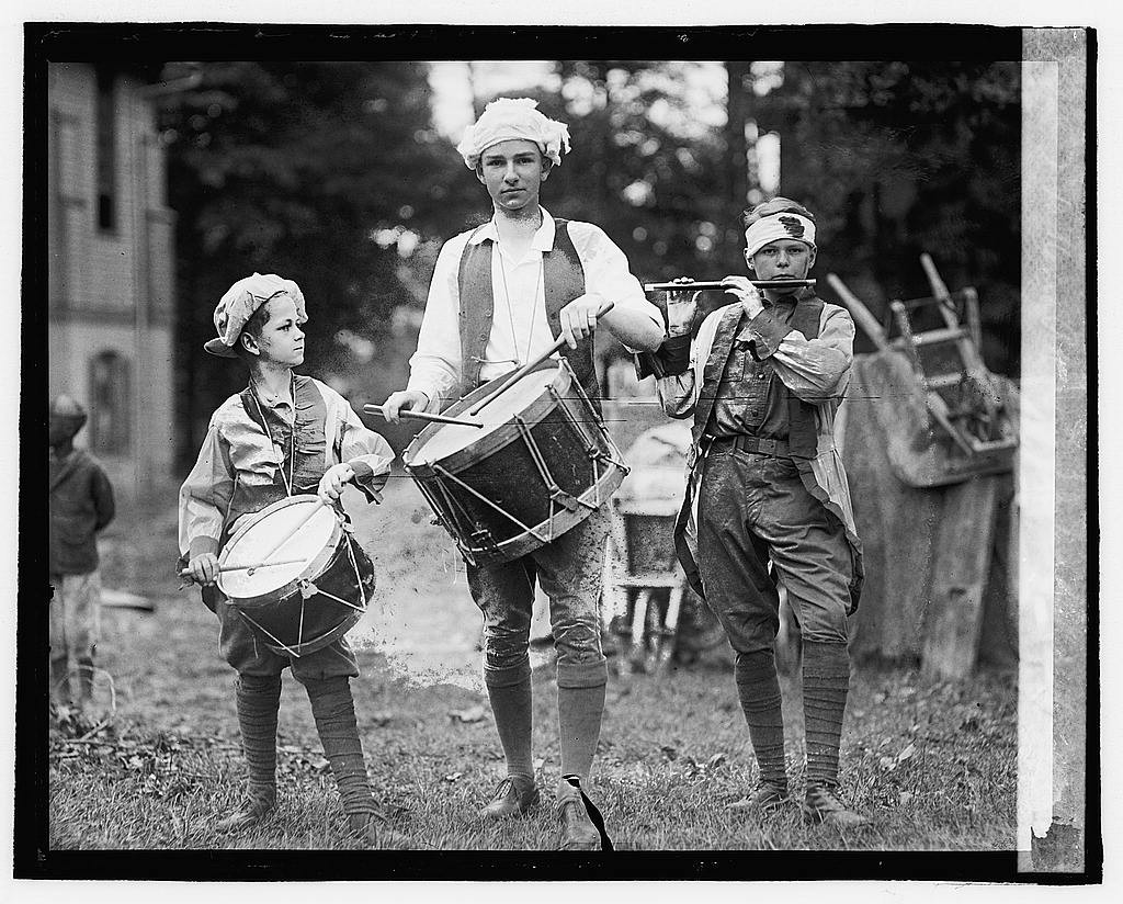Young boys march in a 4th of July celebration at Takoma Park, 1922. (Photo: The Library of Congress)