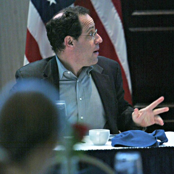 Bruce Katz speaks at a 2008 event at the Brookings Institution in Washington, D.C. (Photo: Carrie Devorah/WENN/ Newscom)