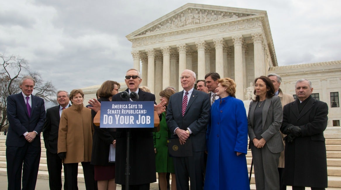 Democrats Bet On Pressure To Fill Supreme Court Seat