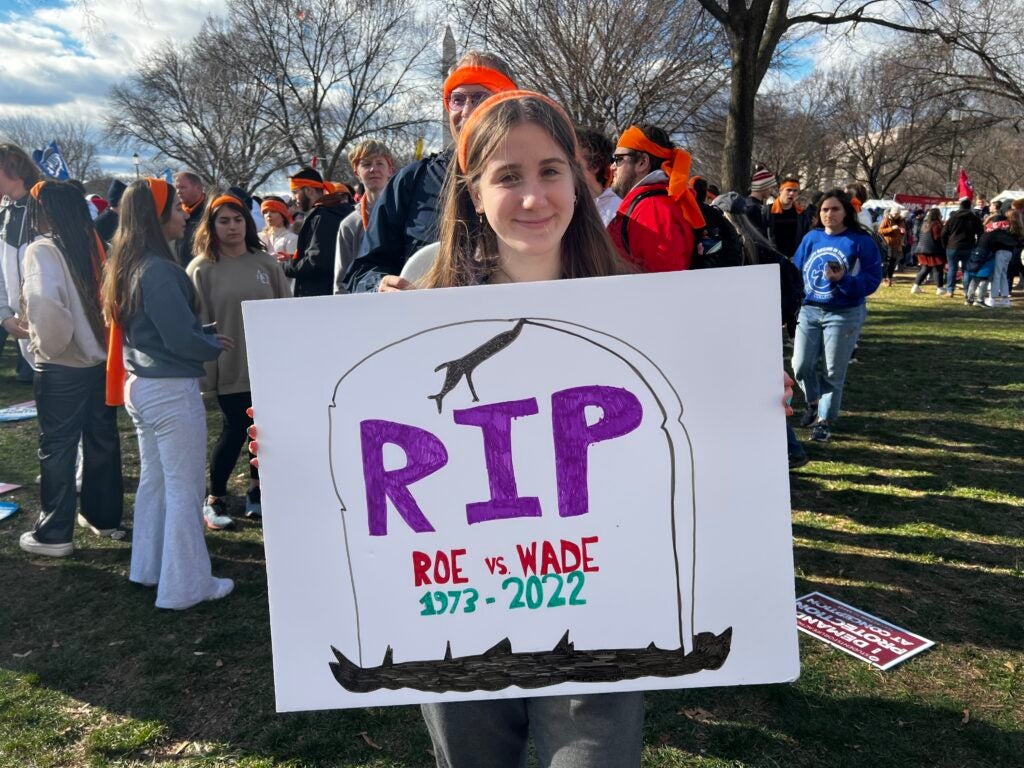 RIP Roe v. Wade tombstone