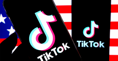 TikTok American flag