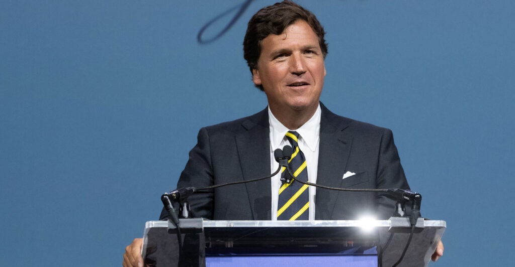 tucker carlson heritage foundation 50th anniversary