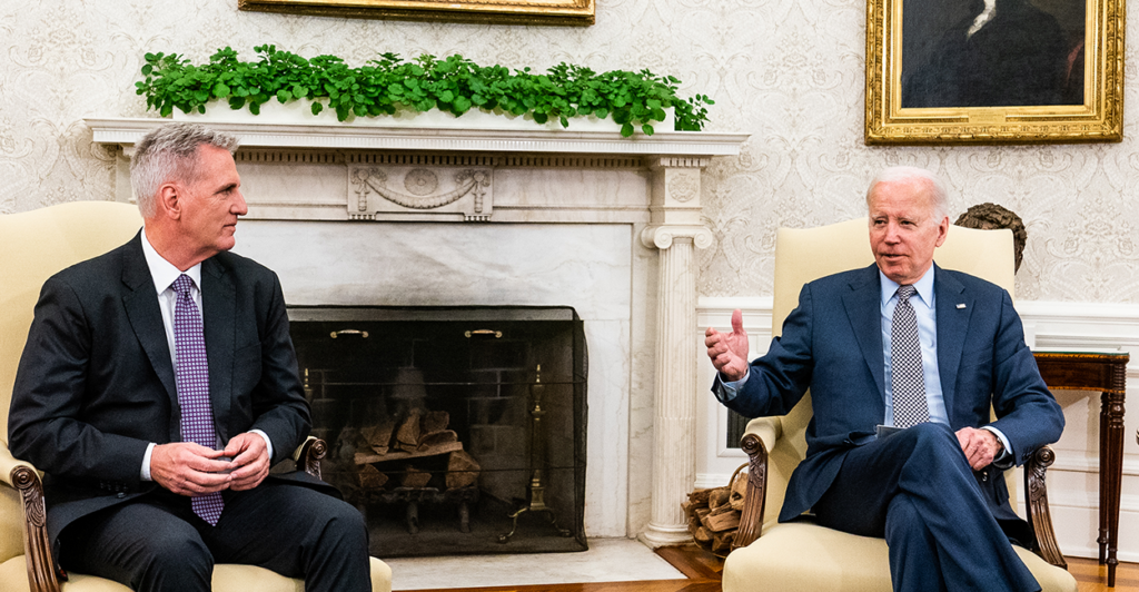 House Speaker Kevin McCarthy and President Joe Biden