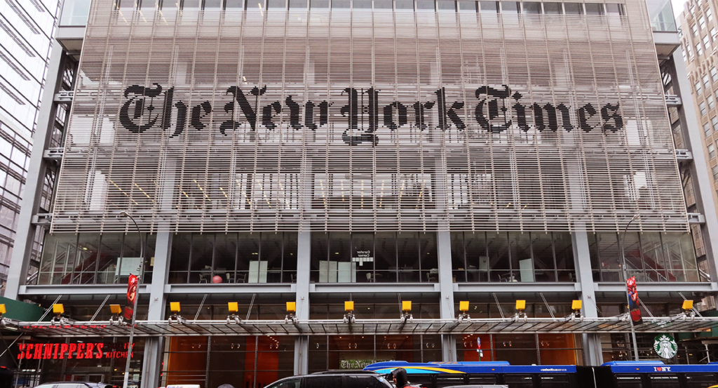 New York Times headquarters building