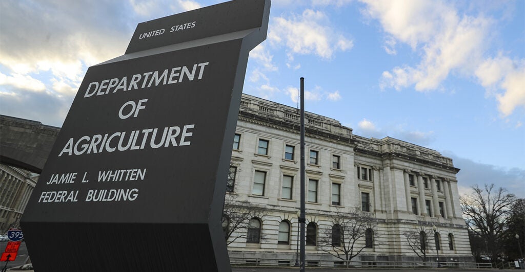 U.S. Department of Agriculture headquarters outside view