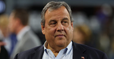 Chris Christie looking