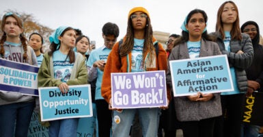 affirmative action protesters supreme court