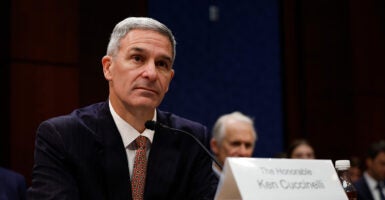 Former homeland security Deputy Secretary Ken Cuccinelli