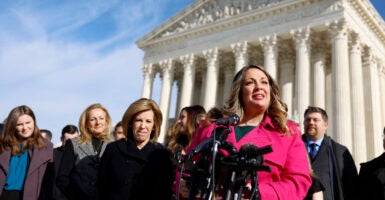 Protestors Rally At Supreme Court