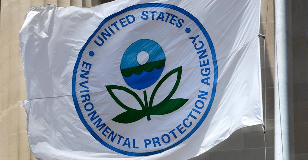 EPA flag flying