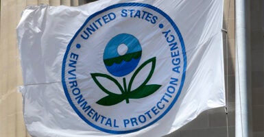 EPA flag flying