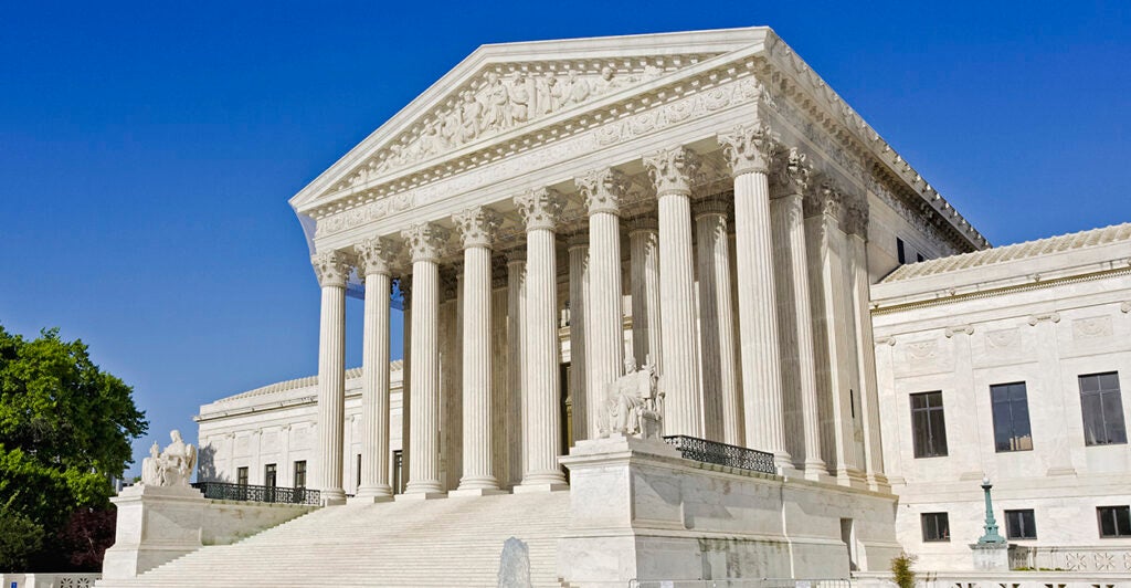 The Supreme Court building in Washington, D.C.