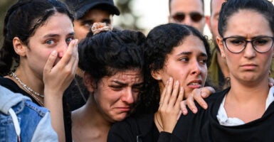 mourners funeral Daniel Levi Ludmir