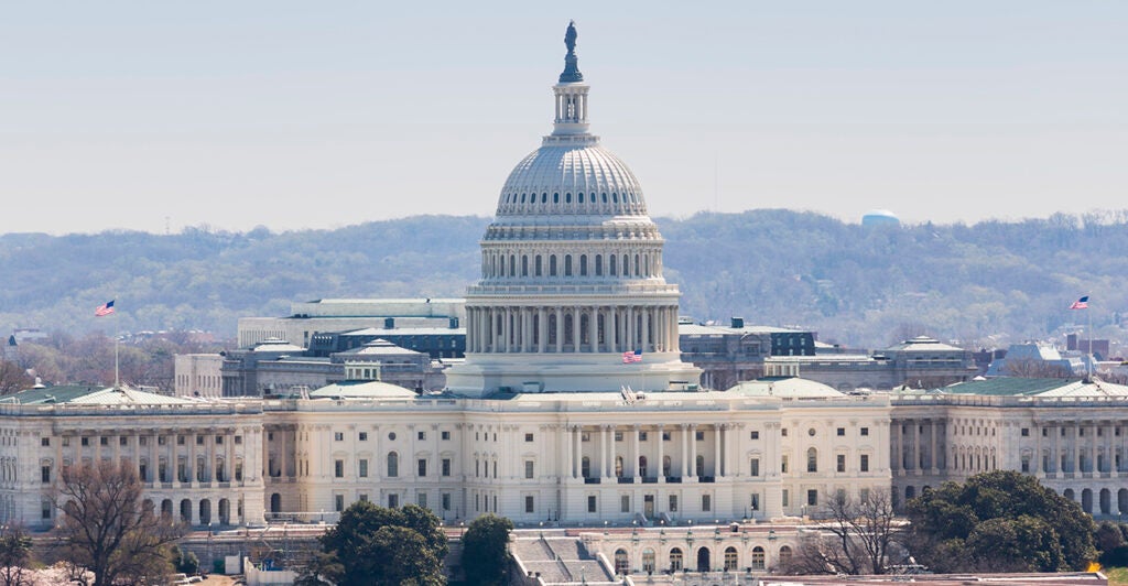 The U.S. Capitol building on Capitol Hill in Washington, D.C.