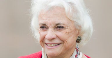 Sandra day oconnor smiles