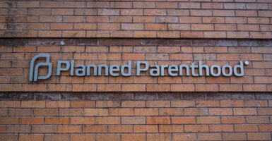 Planned Parenthood signage on August 19th 2022 in New York City. (Photo by Bill Tompkins/Getty Images)