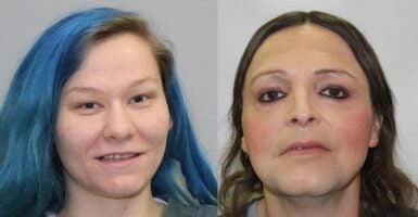 A female prisoner says she was forced to share a cell and a bunk-bed with a man who identifies as a transgender woman. Pictured: Prisoners Katie McGraw (left) and Mark Campbell (right). Photo courtesy of the Wisconsin Department of Corrections.