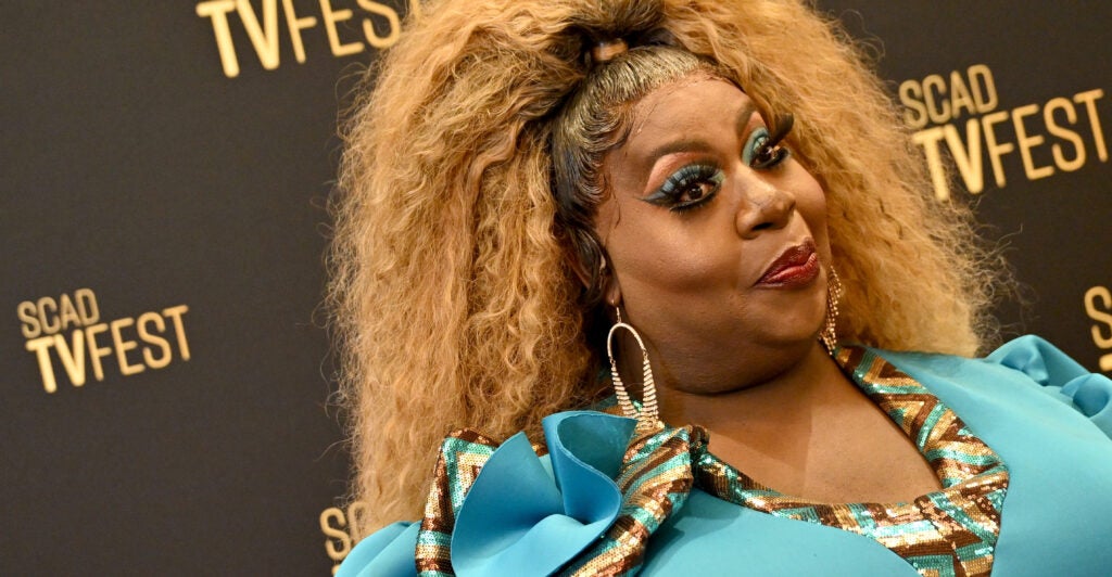 Drag queen Latrice Royale attends "We're Here" press junket and screening on day two of the 12th SCAD TVfest at Four Seasons Hotel Atlanta on February 08, 2024 in Atlanta, Georgia. (Photo: Paras Griffin/Getty Images)