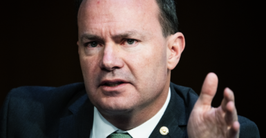 Sen. Mike Lee in a suit