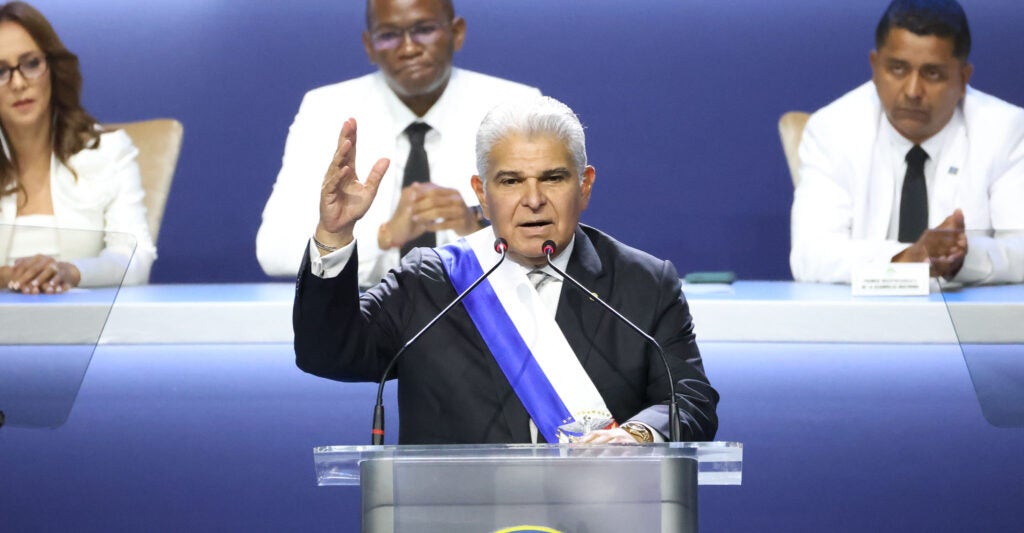 President Jose Raul Mulino swears in as Panama’s eighth president.