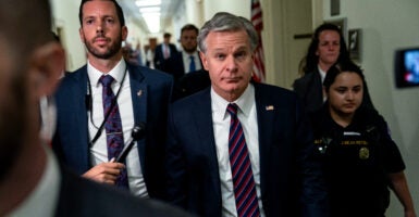 FBI Director Christopher Wray arrives at the Rayburn House Office Building to testify before the House Judiciary Committee at a hearing titled 