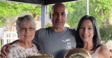 Corey Comperatore with his family.