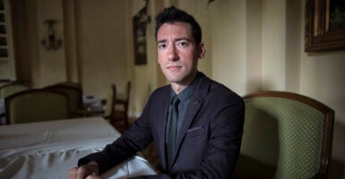 Portrait of David Daleiden, founder of The Center for Medical Progress at the Value Voters Summit on September 25, 2015 in Washington DC. (Photos by Charles Ommanney/The Washington Post via Getty Images)