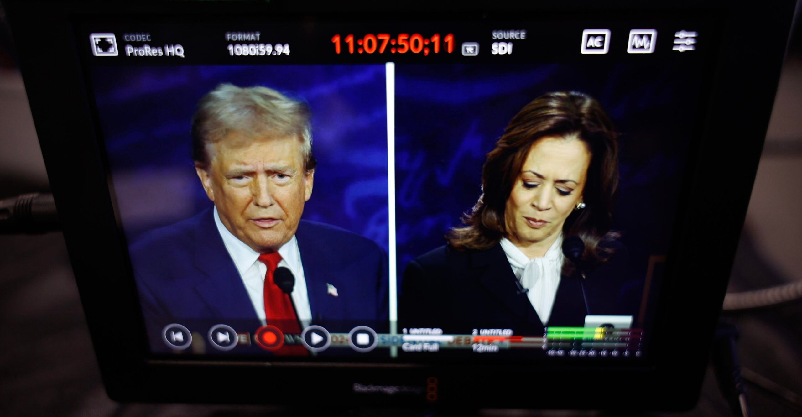 Trump Takes on Harris, and ABC Moderators