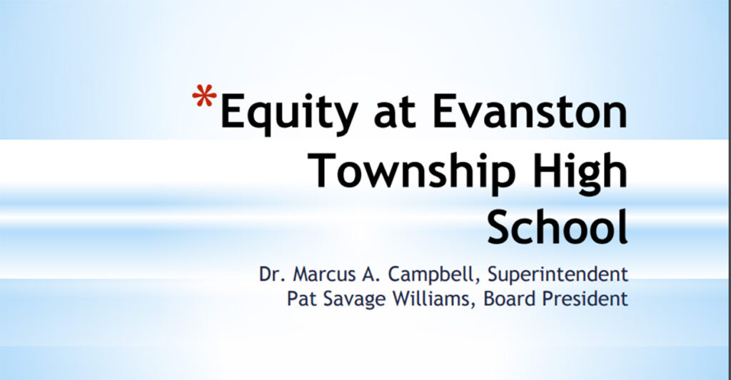 Equity at Evanston Township High School presentation