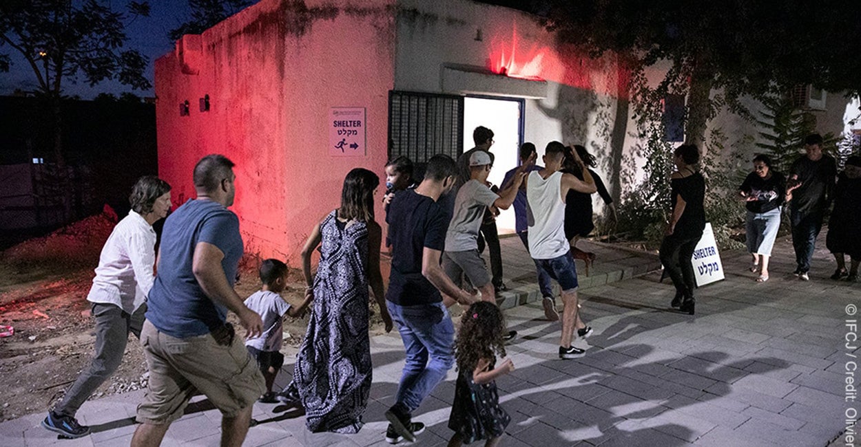 Running to Bomb Shelters and Other 'Everyday Situations' for Israelis