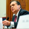 George Washington University Law School professor Jonathan Turley makes an opening statement during a House Natural Resources Committee hearing on "The US Park Police Attack on Peaceful Protesters at Lafayette Square", on Capitol Hill in Washington, DC, on June 29, 2020. (BONNIE CASH/POOL/AFP via Getty Images)