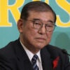 Shigeru Ishiba, leader of the Liberal Democratic Party attends the debate with other political parties at the Japan National Press Club ahead of the Lower House elections scheduled for Oct. 27, in Tokyo, Japan on Oct. 12. (AP/Eugene Hoshiko/Pool/Anadolu via Getty Images)