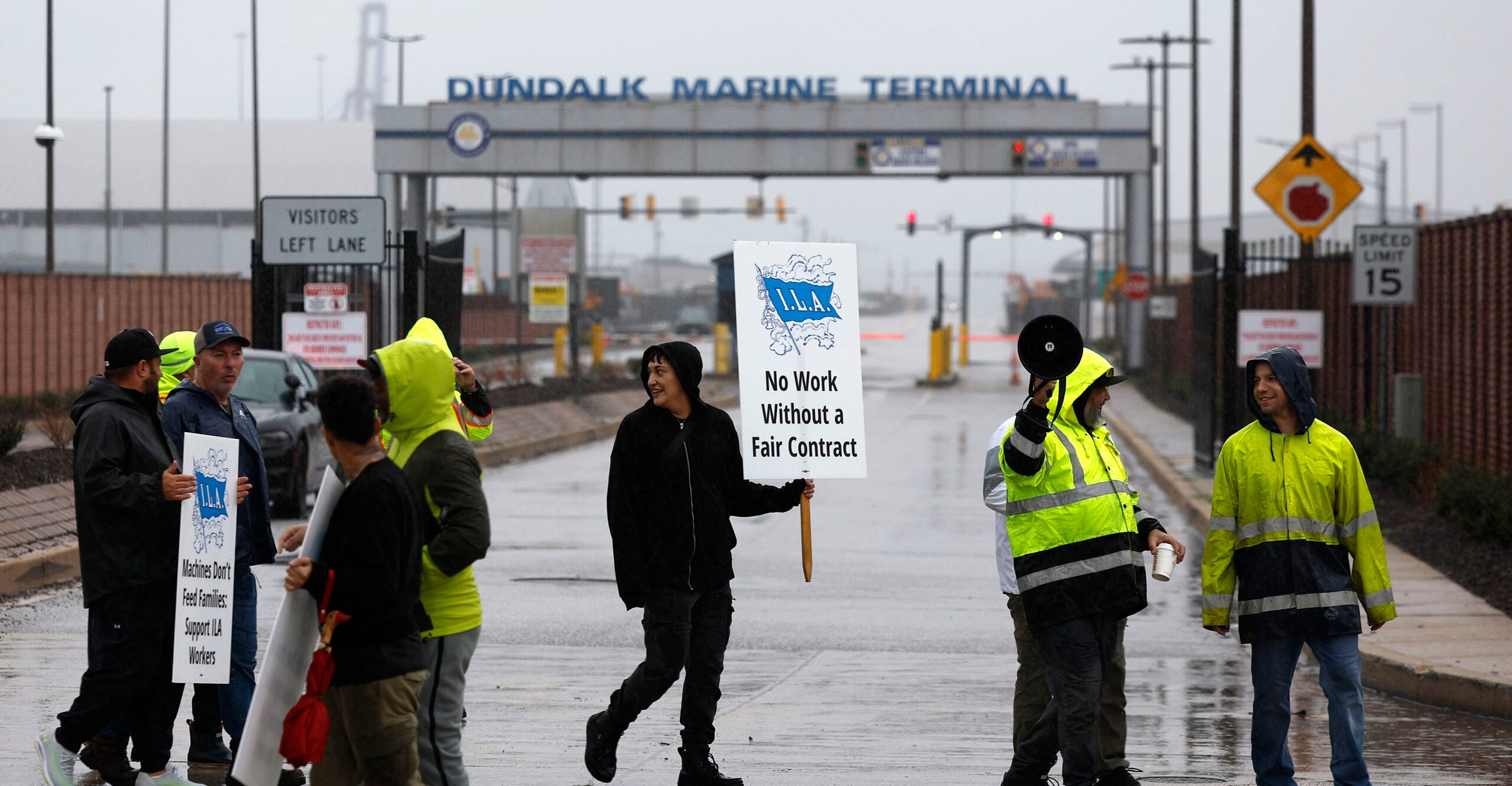 Dockworkers Strike at 14 Ports Just 5 Weeks Before Election Day