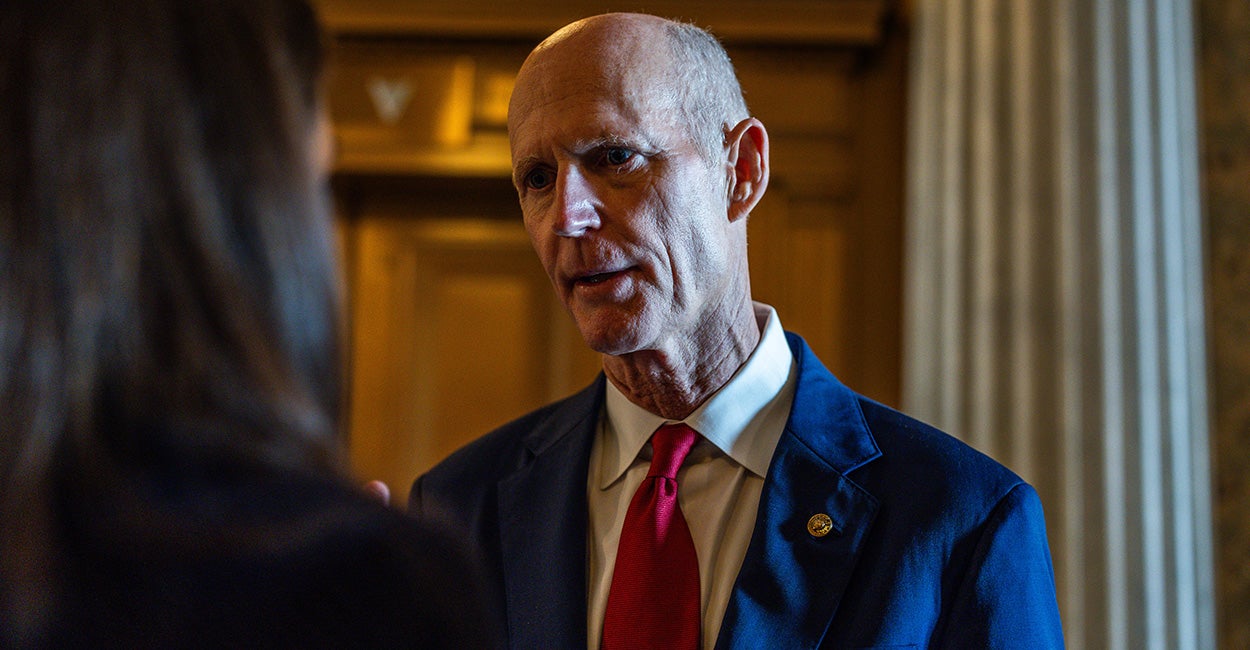 Florida’s Scott Leads Democratic Rival in Senate Race in New Poll