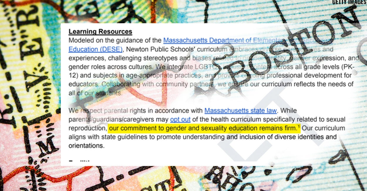 Parents in Massachusetts School District Can't Opt Out of 'Sexuality,' 'Gender Identity' Lessons