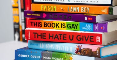 LGBTQ books including Lawn Boy and Gender Queer