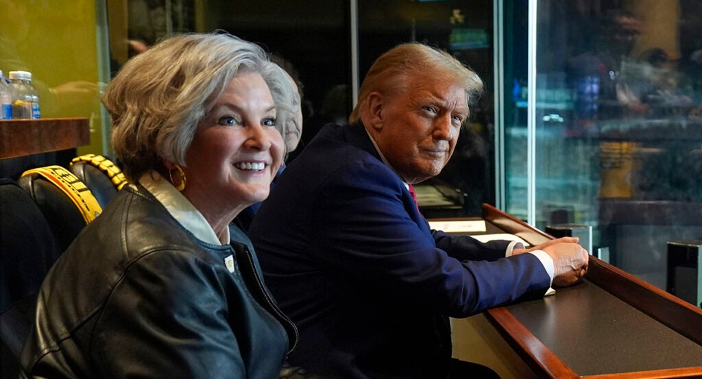 Donald Trump and Susan Wiles