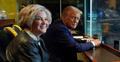 Donald Trump and Susan Wiles