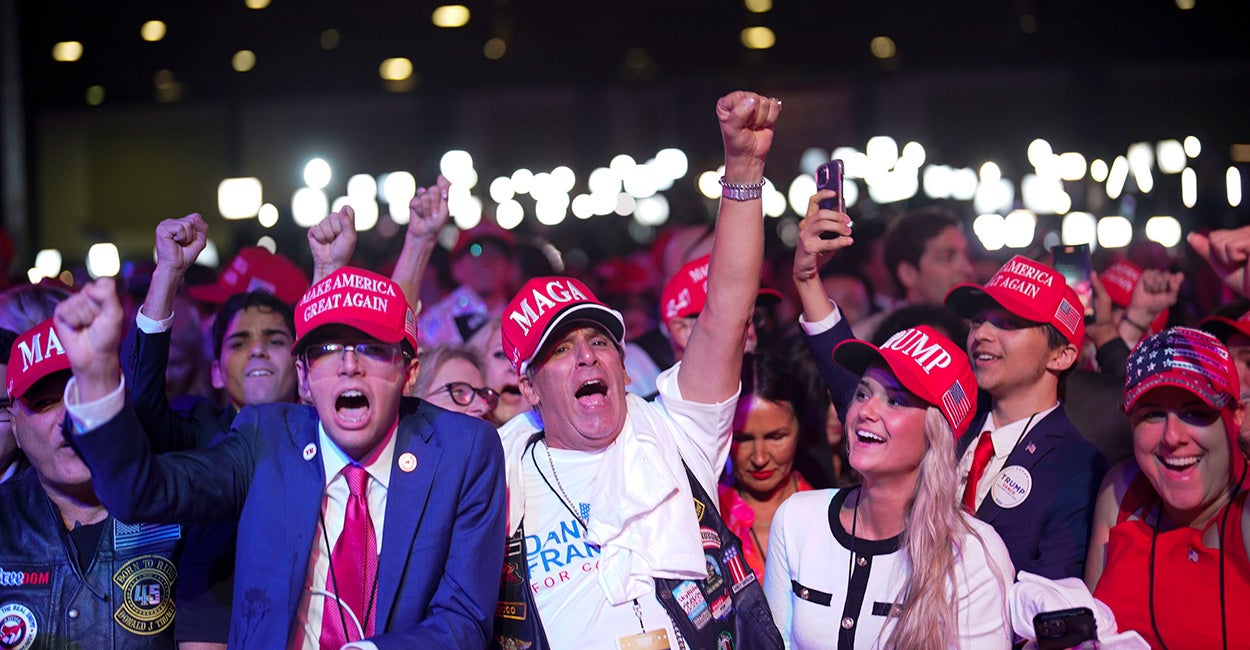 Scenes From Trump's Florida Election Night Party