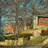 Entrance to George Mason University, Fairfax, Virginia.