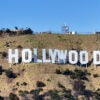 The iconic Hollywood sign on Mount Lee in Los Angeles