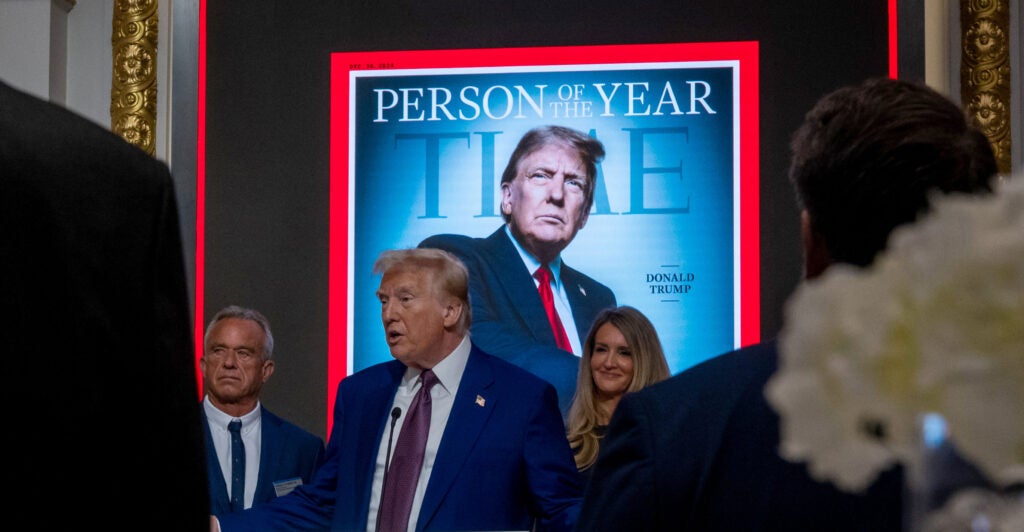 Donald Trump speaks at the New York Stock Exchange