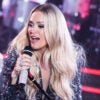 Country singer Carrie Underwood performs at "Dick Clark's New Year's Rockin' Eve" in New York City's Times Square.