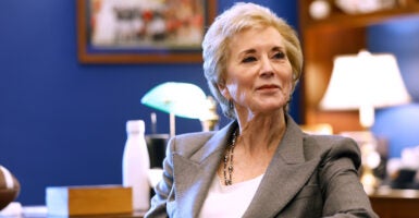 President Donald Trump's secretary of education-designate, Linda McMahon